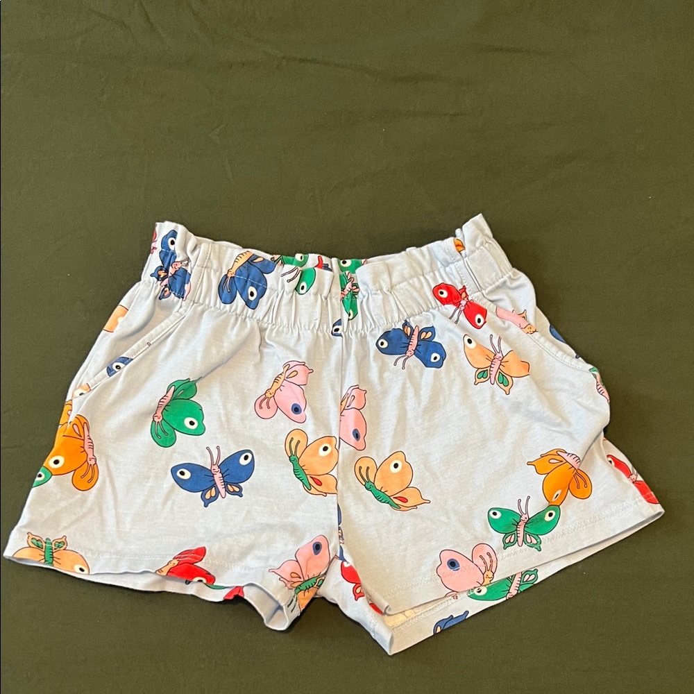 H&M Colorful Butterfly Print Shorts